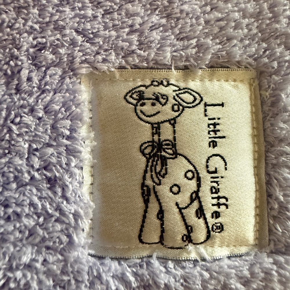 Little Giraffe Lavender Bib